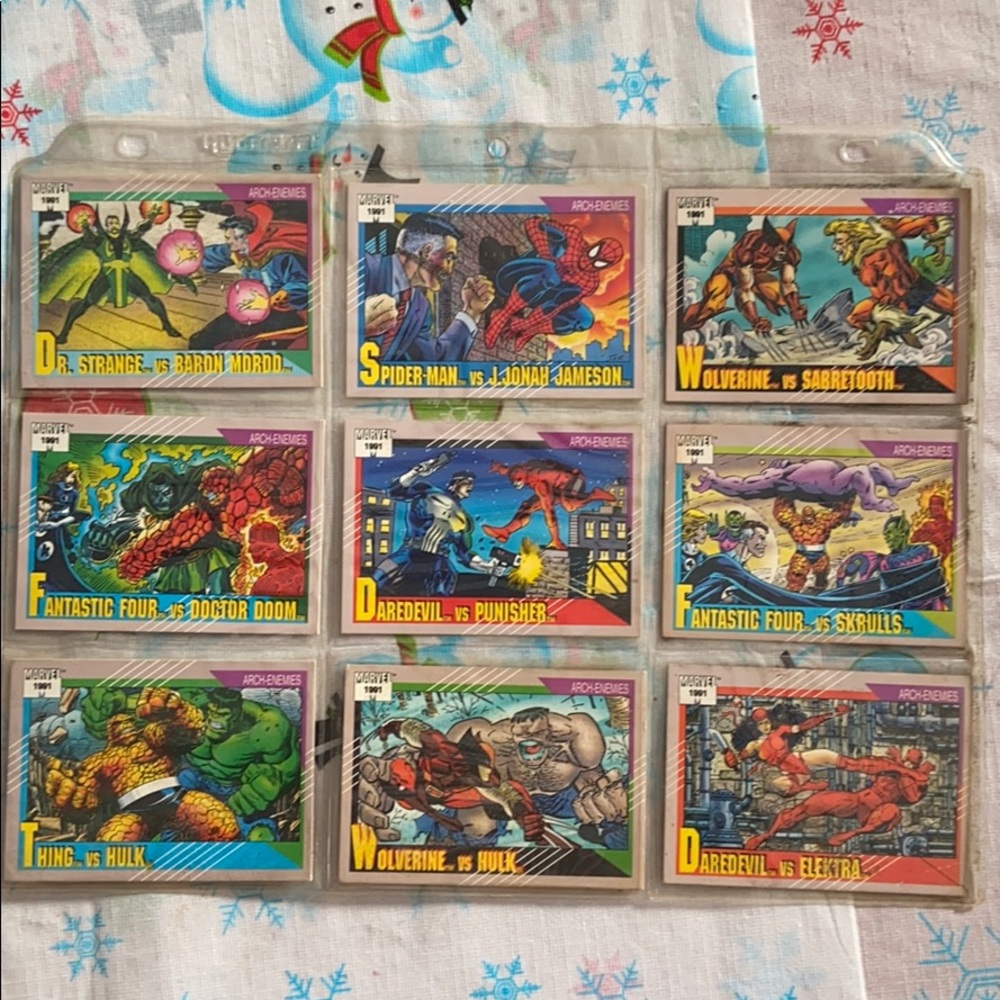 Variety Pack Marvel 1991 Arch-Enemies Comic Cards - Picture 2 of 2